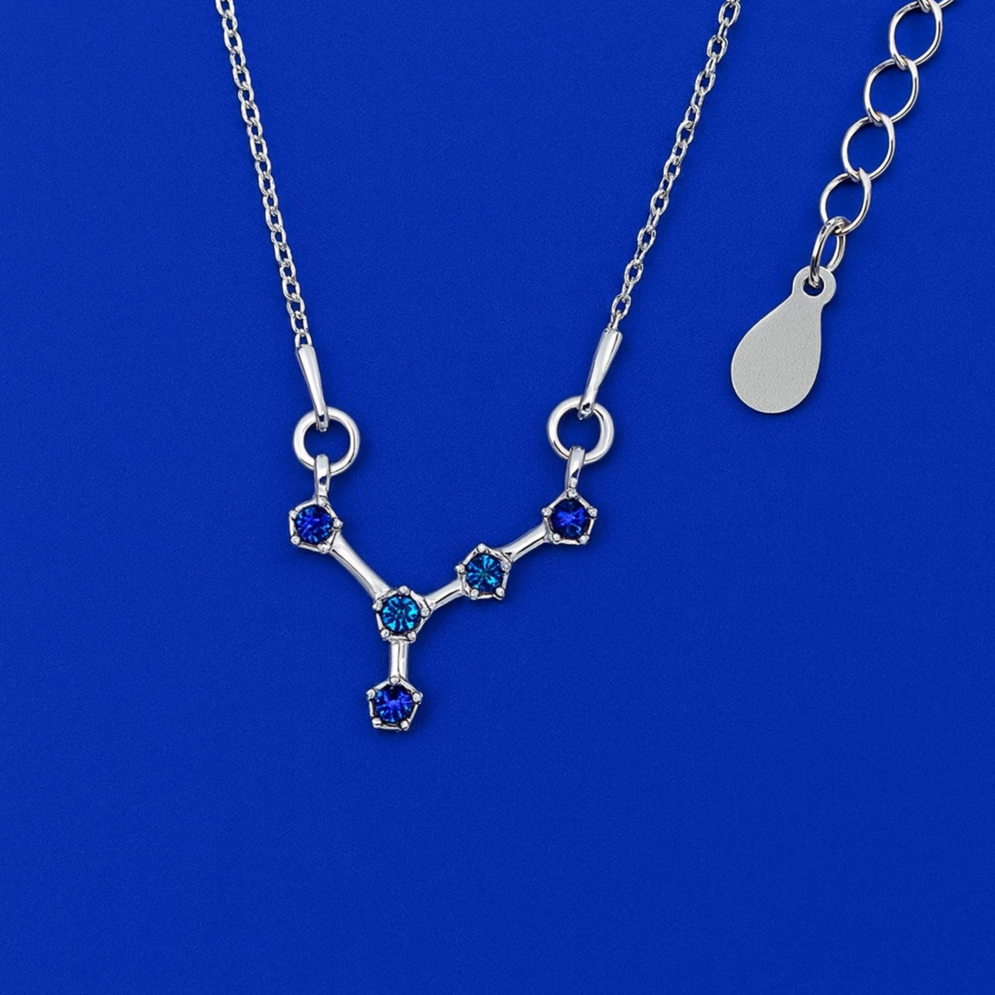 Cancer Water Sign Sterling Necklace