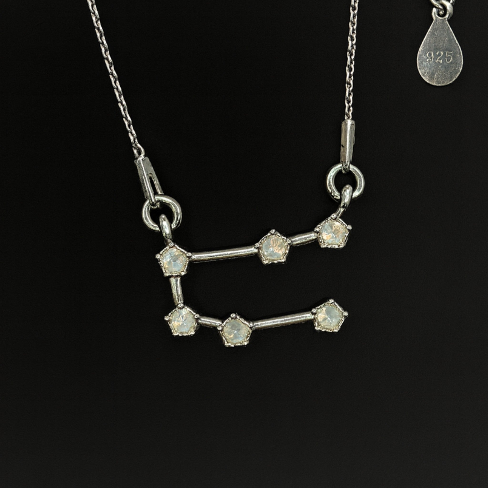 Gemini Air Sign Sterling Necklace