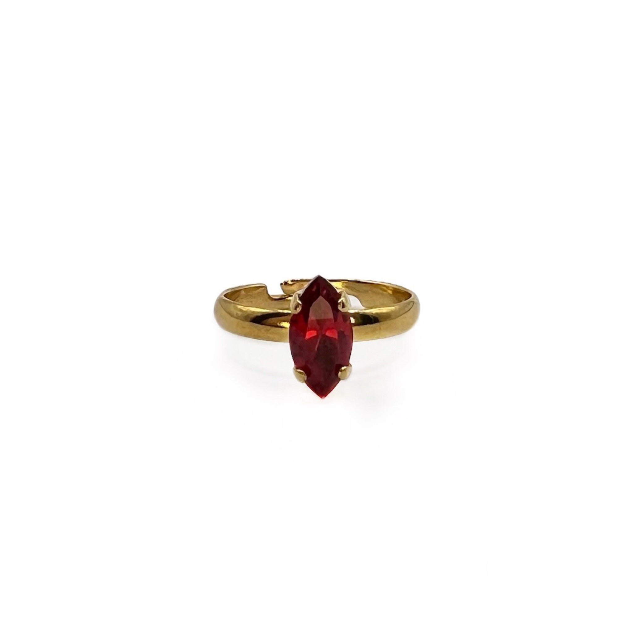 Scarlet Spark Ring