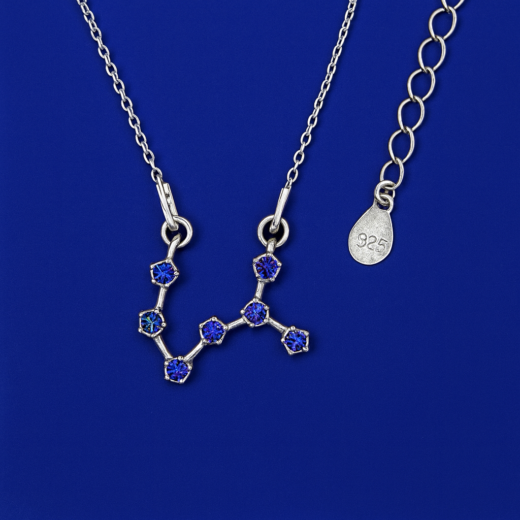 Scorpio Water Sign Sterling Necklace