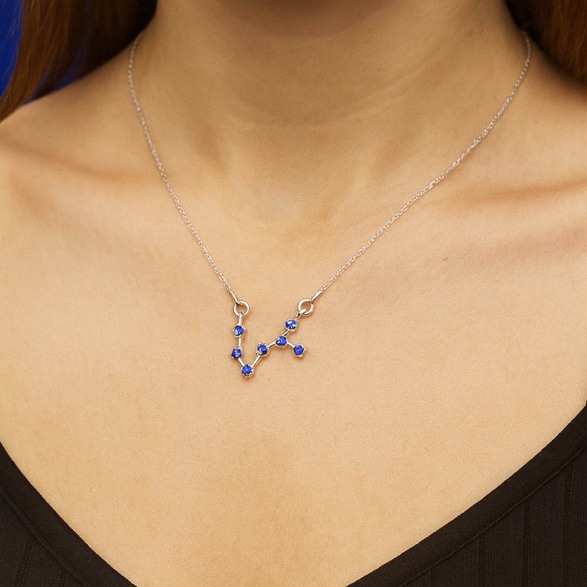 Scorpio Water Sign Sterling Necklace