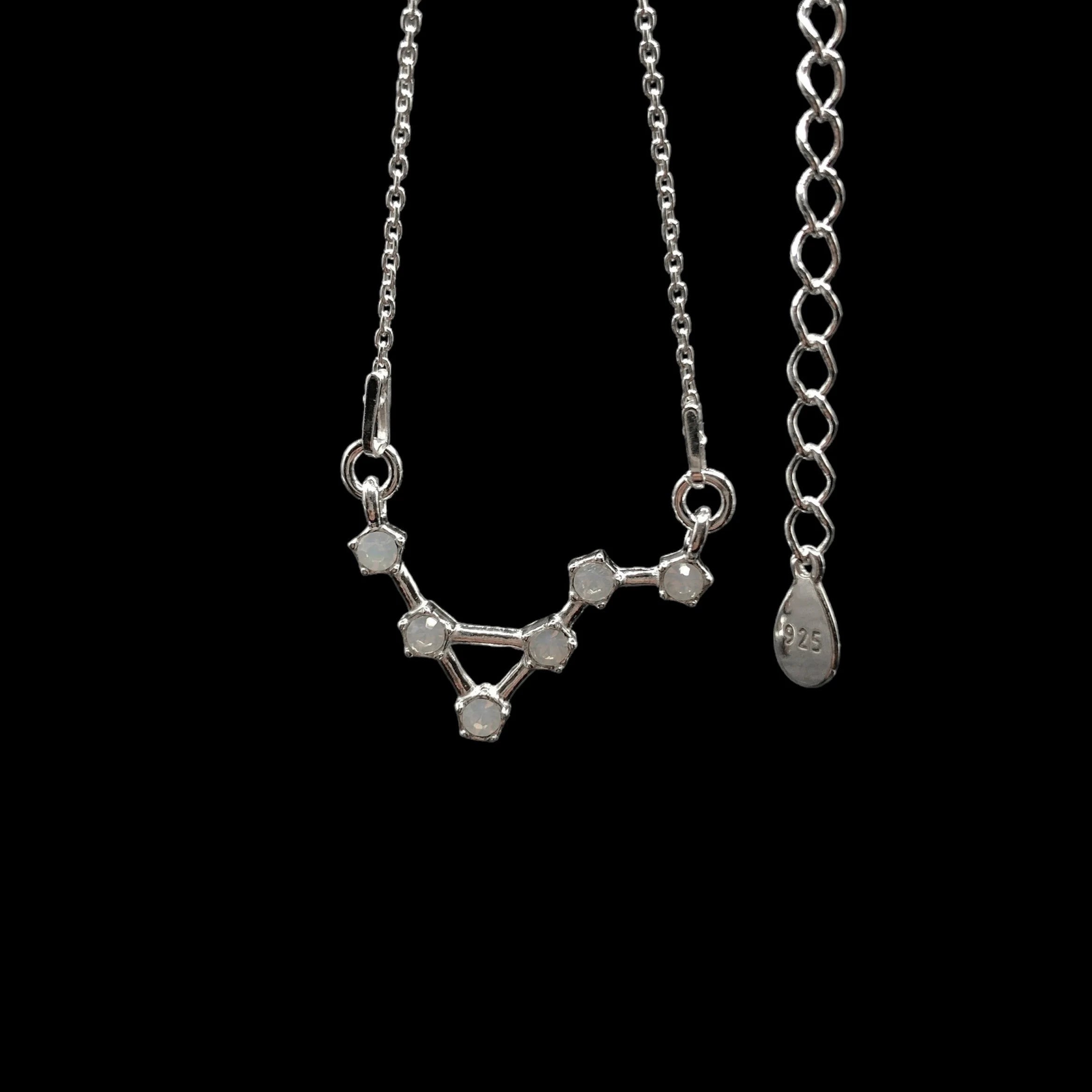 Libra Air Sign Sterling Necklace