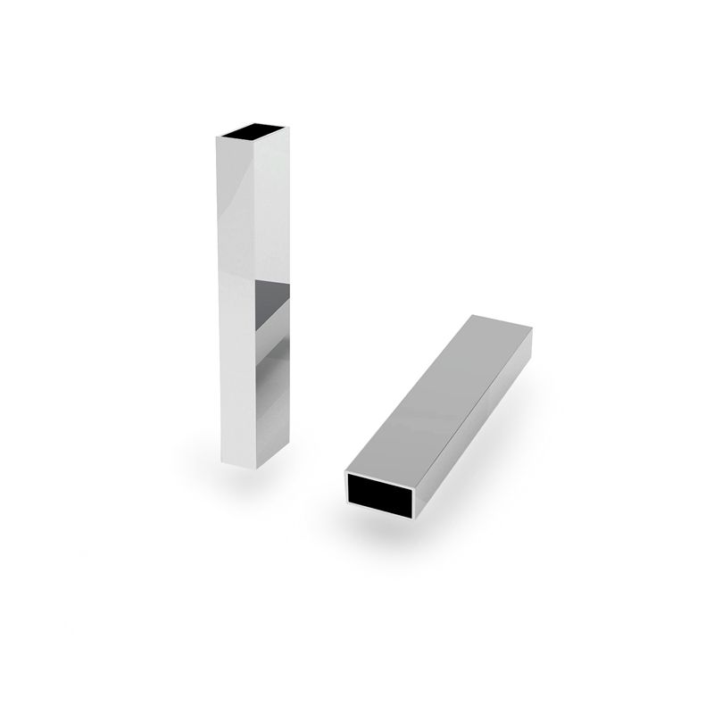 Classic Rectangular Sterling Bar Necklace