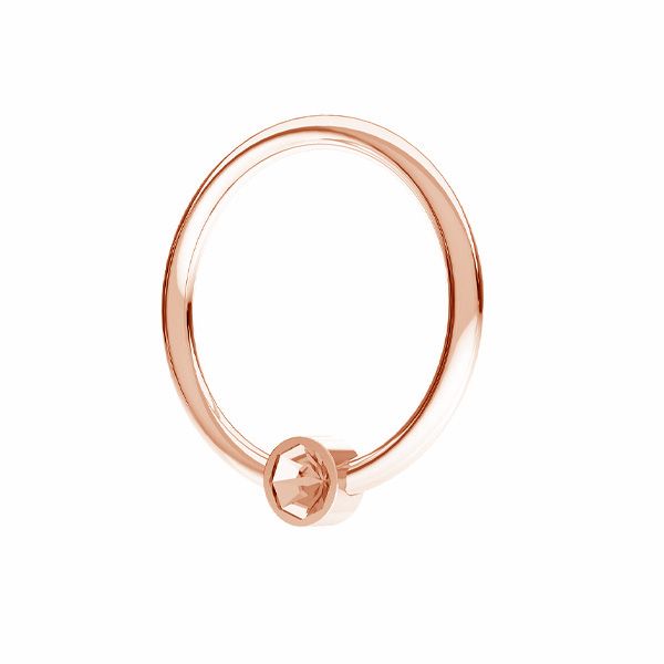 Silver Orbit Crystal Stud Earrings